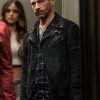 Jon Hamm Baby Driver Suede Leather Jacket