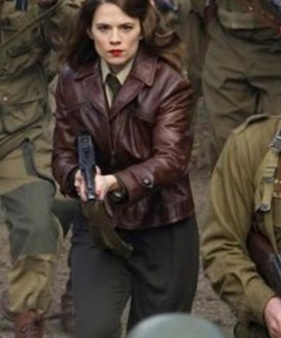 Captain America Peggy Carter Leather Jacket