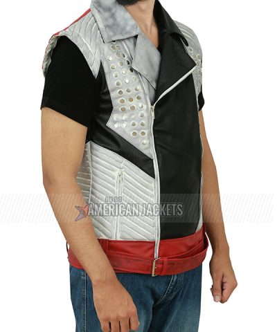 Biker Style Men's Leather Jacket