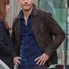 Jamie Dornan Fifty Shades Dark Brown Leather Jacket