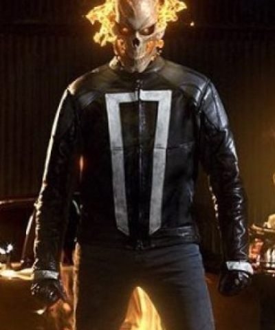 Gabriel Luna Agents Of Shiled Ghost Rider Black Jacket