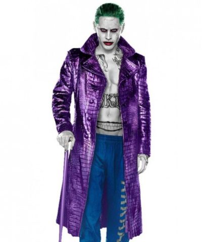 The Joker Jared Leto Crocodile Coat