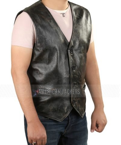 Jason Momoa Justice League Leather Vest