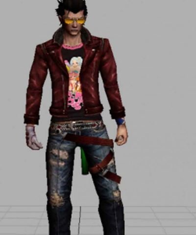 No More Heroes Travis Touchdown Red Jacket