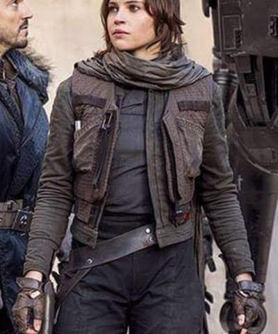 Jyn Erso Star Wars Rogue One Vest Jacket