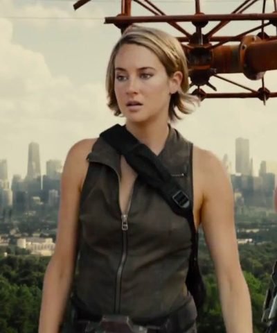 Shailene Woodley The Divergent Allegiant Leather Vest