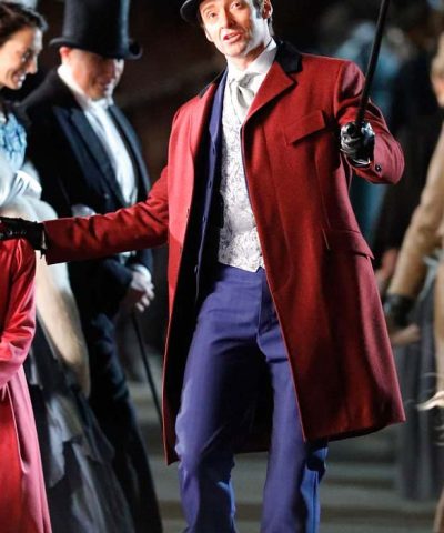 Hugh Jackman The Greatest Showman Red Coat