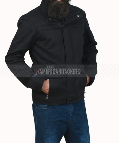 The Punisher Black Cotton Jacket