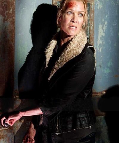 Andrea Laurie Holden The Walking Dead Fur Vest