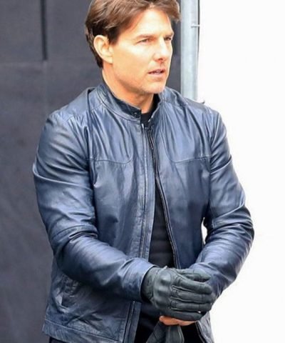 Mission Impossible Tom Cruise Fallout Leather Jacket