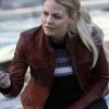 Emma Swan Red leather Jacket