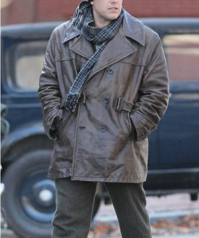 Live By Night Ben Affleck Brown Leather Jacket