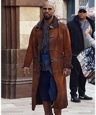 Jamie Foxx Robin Hood Brown Coat