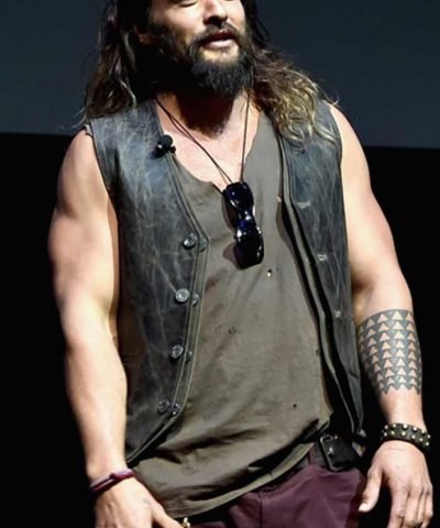 Jason Momoa Justice League Leather Vest