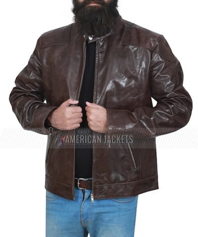 Venom Brown Leather Jacket