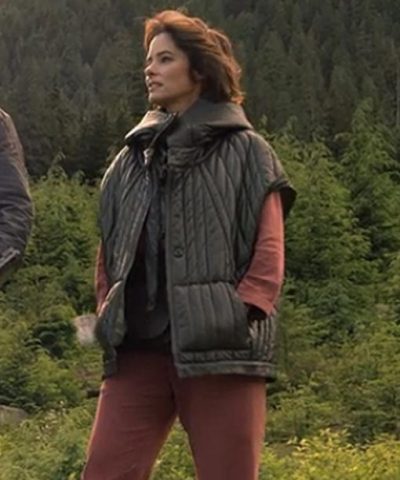 Parker Posey Lost in Space Quilted Hooded Jacket