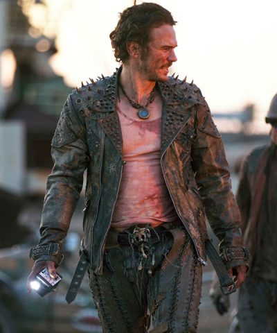 James Franco Future World Warlord Leather Jacket