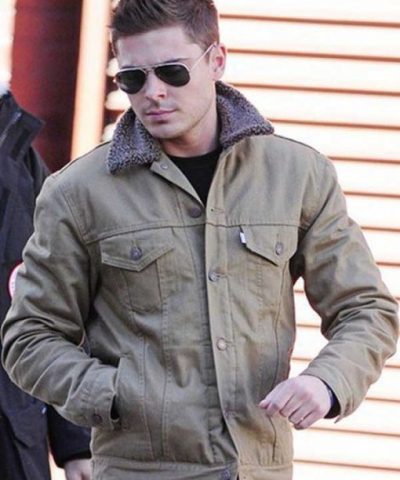 Zac Efron Fur Collar Jacket