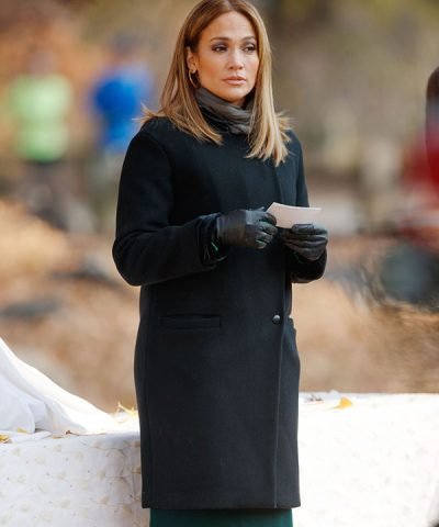 Jennifer Lopez Black Coat