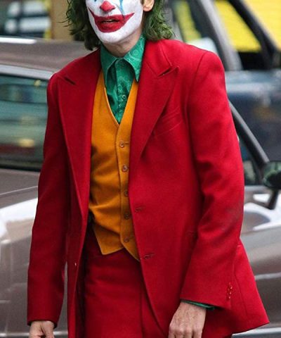 Joker Joaquin Phoenix Red Tuxedo