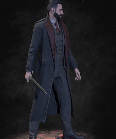 Video Game Vampyr Jonathan Reid Trench Coat