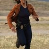 Michelle Mitchenor TV Series Lethal Weapon Brown Leather Jacket