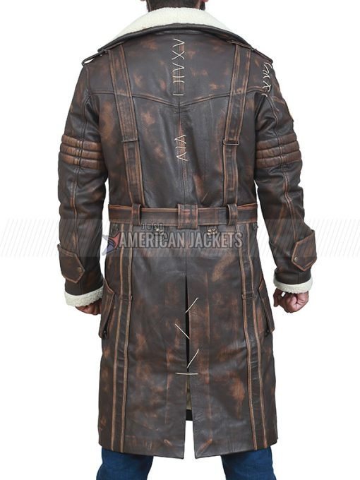 Elder Maxson Fallout 4 Brown Leather Trench Coat