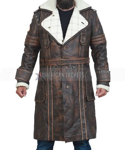 Elder Maxson Fallout 4 Brown Leather Trench Coat