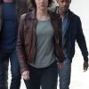 Lauren Cohan Whiskey Cavalier Brown Leather Jacket