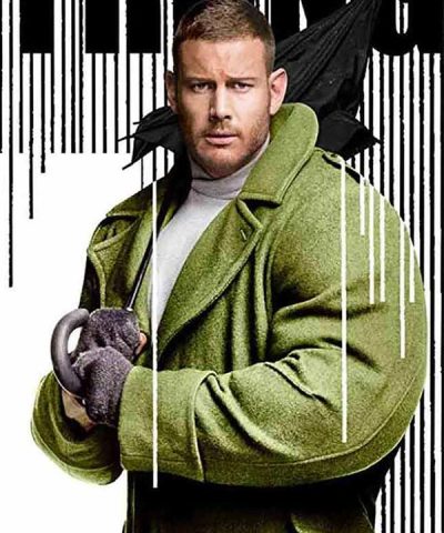 The Umbrella Academy Tom Hopper Green Wool Coat