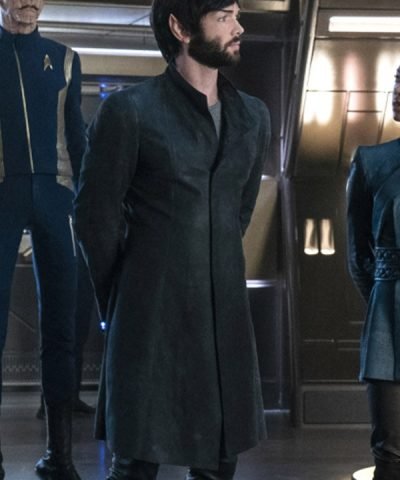 Star Trek Discovery Ethan Peck Black Coat