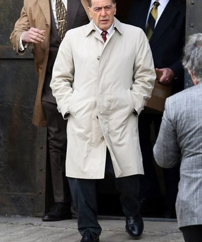 Jimmy Hoffa The Irishman White Cotton Coat