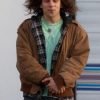 American Ultra Jesse Eisenberg Suede Leather Jacket