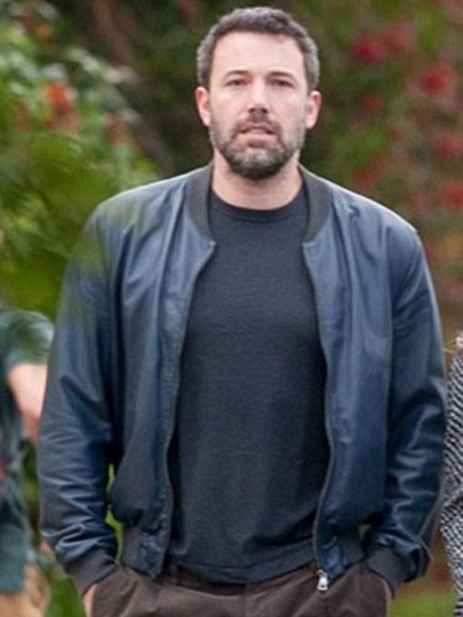 Ben Affleck Black Leather Jacket