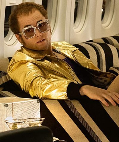 Taron Egerton Rocketman Golden Jacket