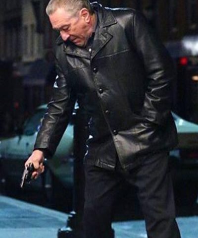 Robert De Niro The Irishman Frank Sheeran Black Jacket