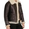 B-3 Sheepskin (Shearling) Leather Bomber Jacket