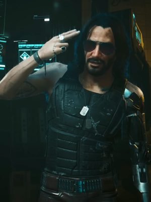 Keanu Reeves Cyberpunk 2077 Johnny Silverhand Vest - Just American Jackets