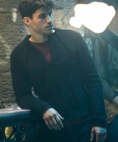 Cameron Cuffe Krypton Seg-El Black Jacket