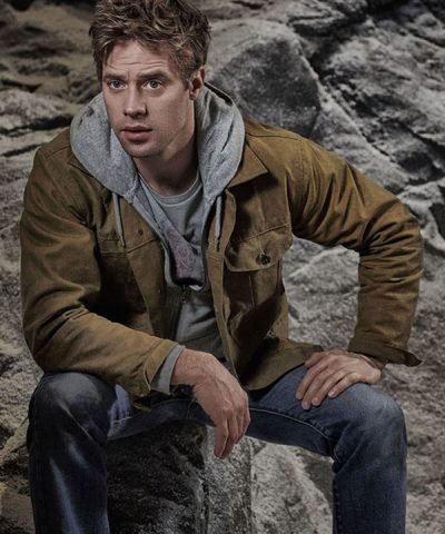 Shaun Sipos Krypton Adam Strange Light Brown Jacket