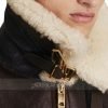 B-3 Sheepskin Leather Bomber Jacket