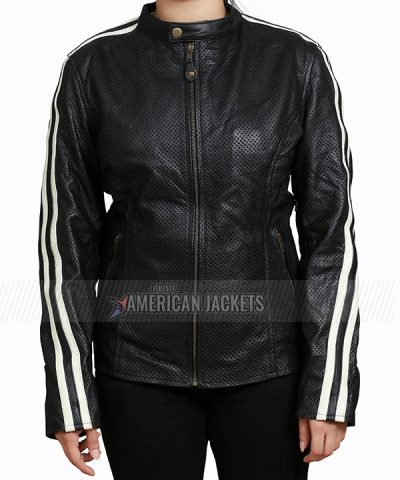 NOS4A2 Vic McQueen Black Moto Jacket