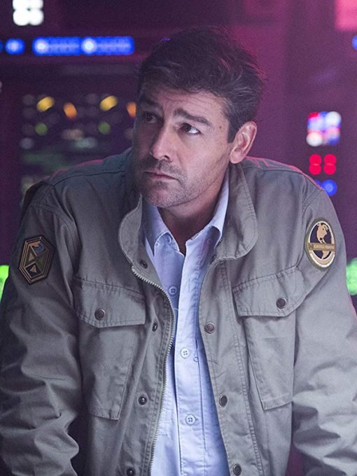 Kyle Chandler Godzilla Mark Russell Military Green Jacket