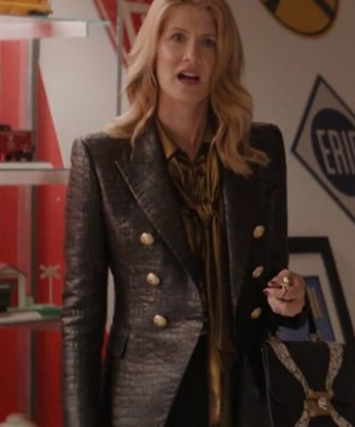 Big Little lies Laura Dern Crocodile Print Blazer