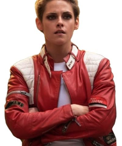 Charlie's Angels Kristen Stewart Red And White Jacket