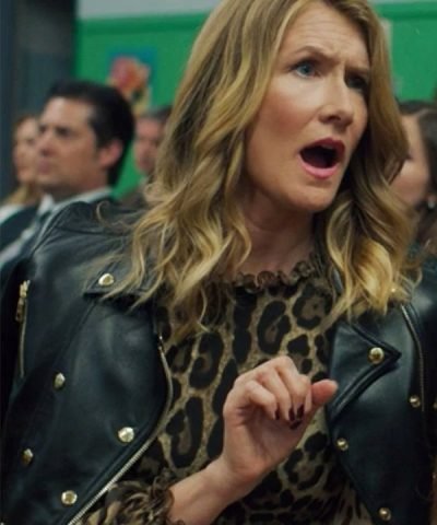 Tv Series Big Little Lies Renata Klein Black leather Jacket