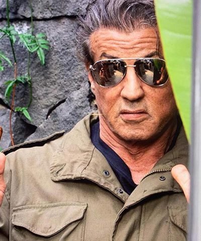 Sylvester Stallone Rambo V Green Jacket