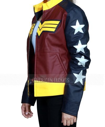 Batman Vs Superman Wonder Women Leather Jacket