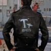 Grease Danny T-Bird Black Leather Jacket