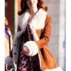 Modern Love Lexi Anne Hathaway Leather Coat